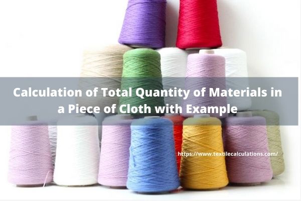 Count Conversion Calculation of Yarn from Direct & Indirect System to Universal Tex System