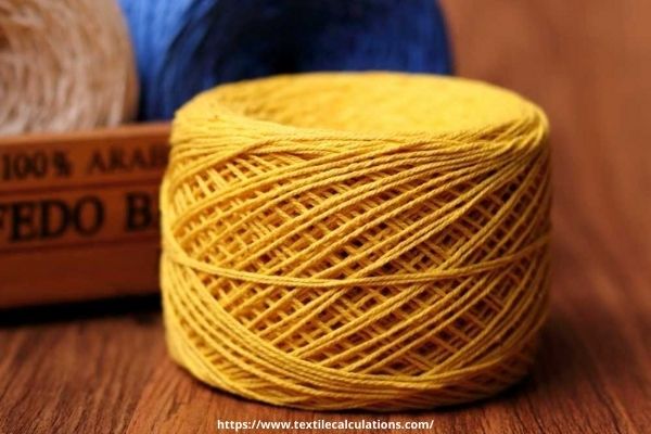 Relation between Yarn Dia and Yarn Count